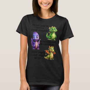 Camiseta Você não pode me irritar, eu tenho uma filha louca