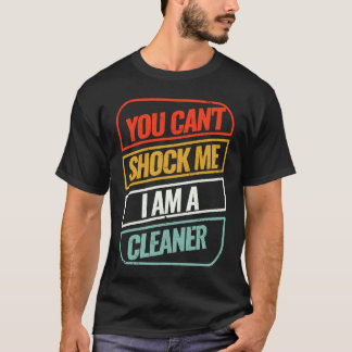 Camiseta Você não pode me parar Limpando a Tripulação retro