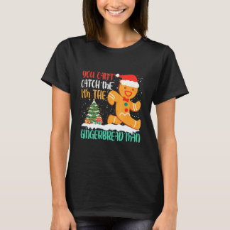 Camiseta Você Não Pode Me Pegar Eu Sou O Homem de Biscoito 