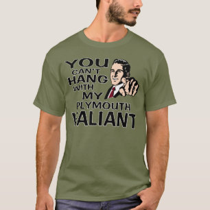 Camiseta Você não pode pendurar com meu design valente do