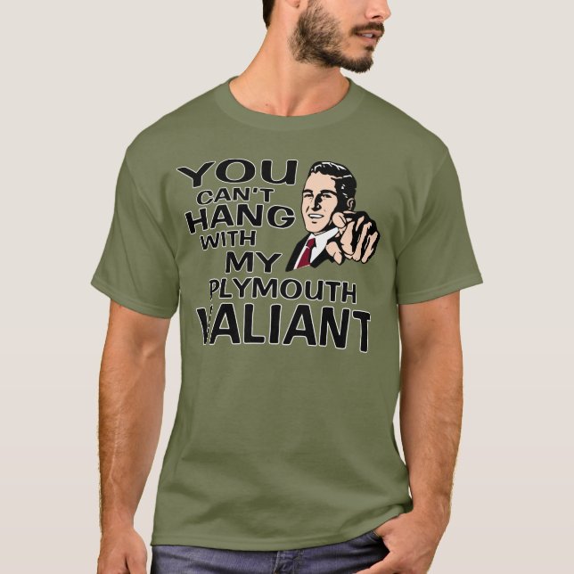 Camiseta Você não pode pendurar com meu design valente do (Frente)