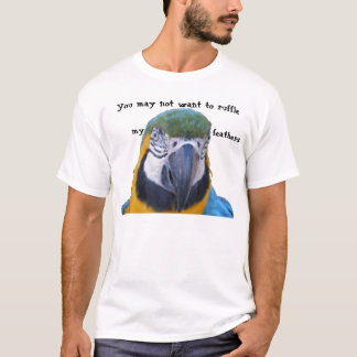 Camiseta Você não pode querer ao plissado minhas penas