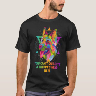 Camiseta Você Não Pode Sair Com Folhas Bonitas Cabeça Incli
