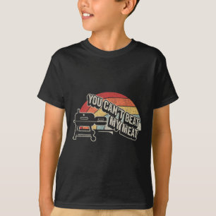 Camiseta Você Não Pode Superar Minha Carne Churrasco Retro