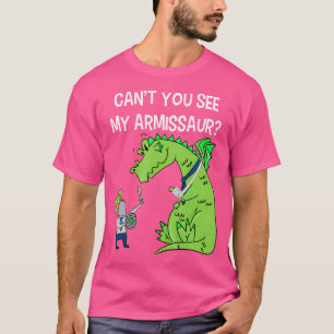 Camiseta Você Não Pode Ver Armissaur Quebrado Ferido No Pul