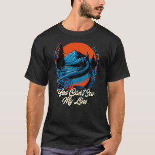 Camiseta Você não pode ver minha lagoa de caça aos lagos