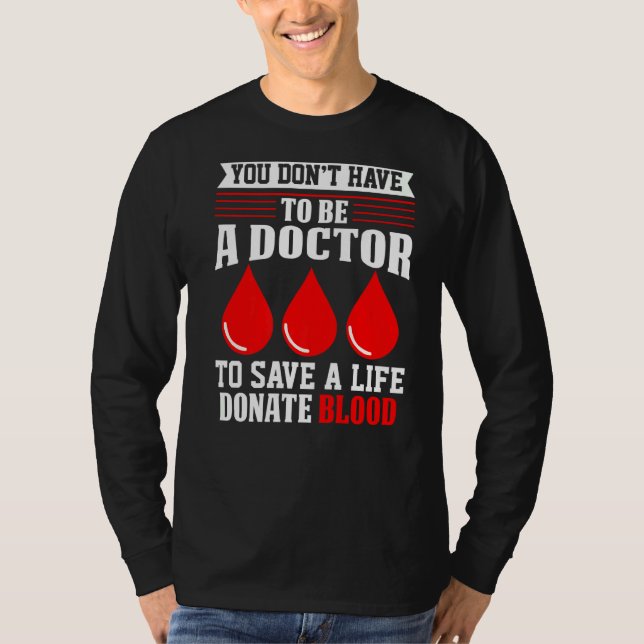Camiseta Você não precisa ser um médico Dr. Cruz Vermelha S (Frente)