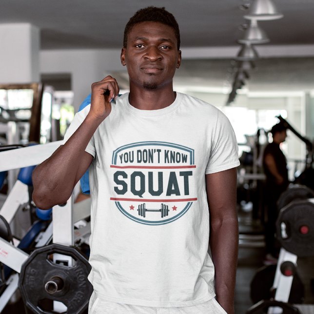 Camiseta Você não sabe ao quadrado (you don't know squat)