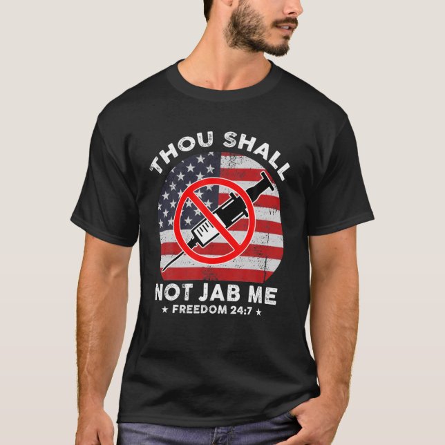 Camiseta Você Não Vai Me Pegar Anti-Vax Sem Liberdade De Va (Frente)