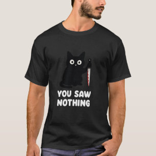 Camiseta Você não viu nada de noiva maldita, Meme Gato