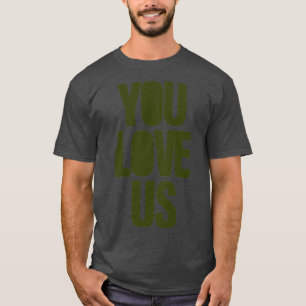 Camiseta Você nos ama verde