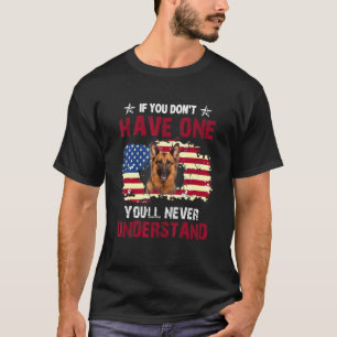 Camiseta Você Nunca Entenderá O Cão German shepherd Dos Eua