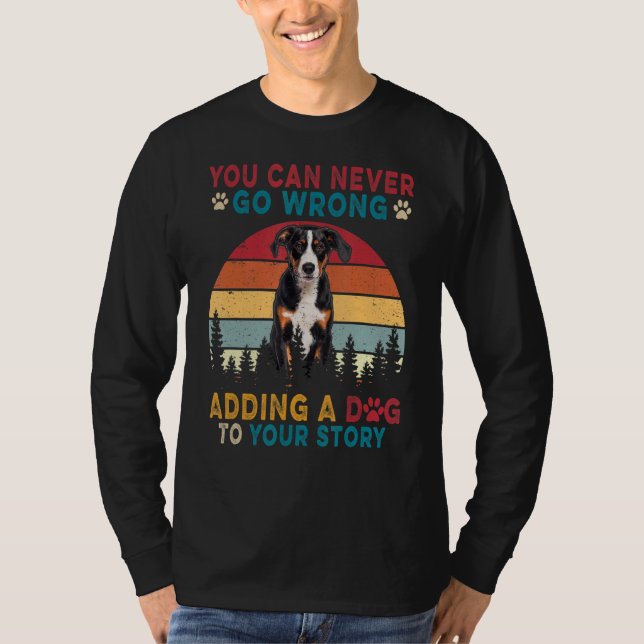 Camiseta Você Nunca Pode Ir Errado Adicionar A Histórias Um (Frente)