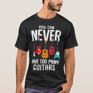 Camiseta Você Nunca Pode Ter Muito Judô De Música De Guitar