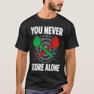 Camiseta Você Nunca Ponha Sozinho No Jogo Do Jogador De Tre