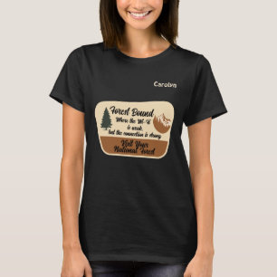 Camiseta "Você nunca saberá a menos que vá"