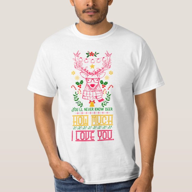 Camiseta Você nunca saberá o quanto eu te amo | Holid (Frente)