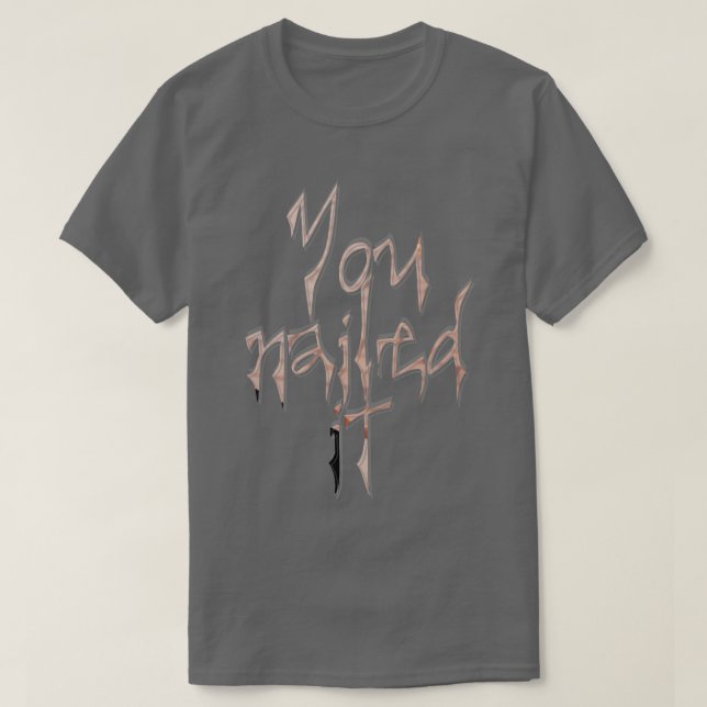 Camiseta Você o pregou (Frente do Design)