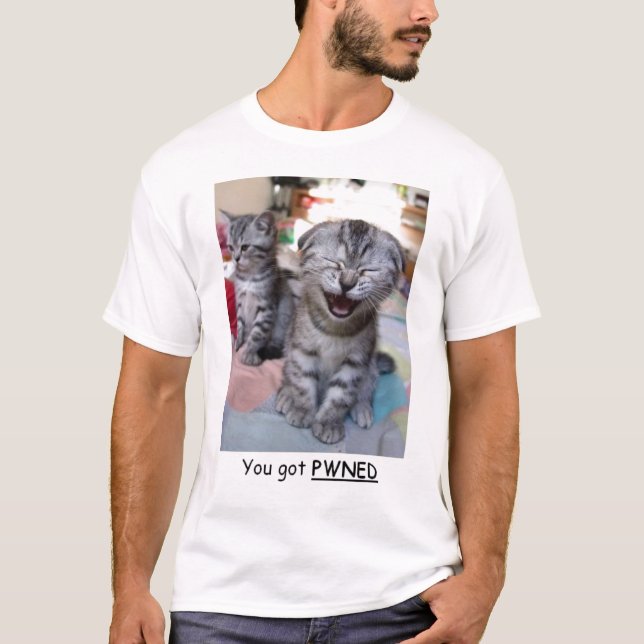 Camiseta Você obteve Pwned (Frente)