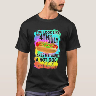 Camiseta Você parece que o 4 de julho me dá vontade de toma