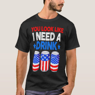 Camiseta Você Parece Que Preciso De Uma Cerveja Bong Americ