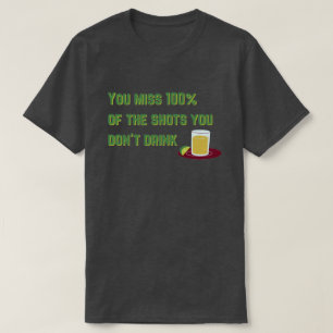 Camiseta Você Perde 100% Piadas Bebendo