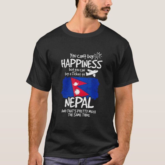 Camiseta Você Pode Comprar Uma Passagem Para o Nepal (Frente)