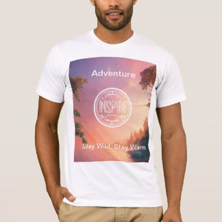 Camiseta Você pode criar um logotipo para a marca {Inspire