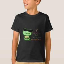 Camiseta Você pode dizer que eu sou um sapo ou príncipe?
