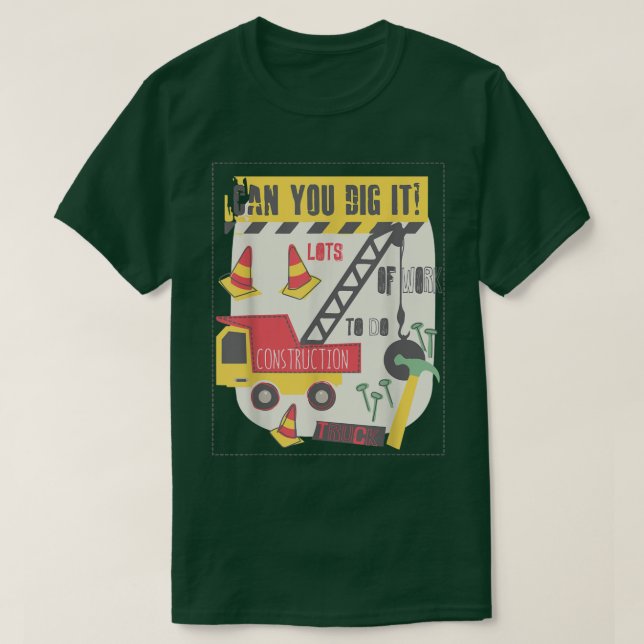 Camiseta Você Pode Fazê-Lo Construir Um Garoto De Pai? (Frente do Design)
