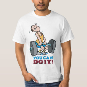 Camiseta Você pode fazê-lo - jogo de palavra