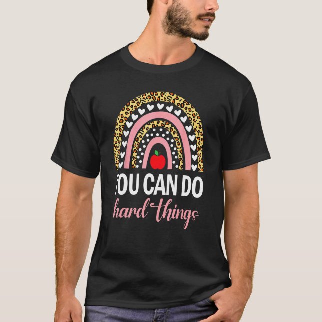 Camiseta Você Pode Fazer Coisas De Duro Testando Ra Motivac (Frente)