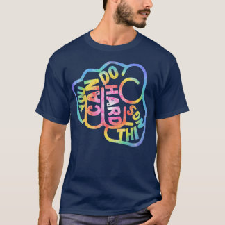 Camiseta Você pode fazer coisas Duros Homens LGBT Motivacio