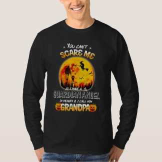 Camiseta Você Pode Me Assustar Eu Tenho Um Anjo da Guarda n