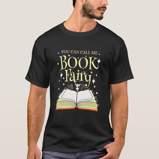 Camiseta Você Pode Me Chamar De Bibliotecas De Fadas De Liv (Frente)