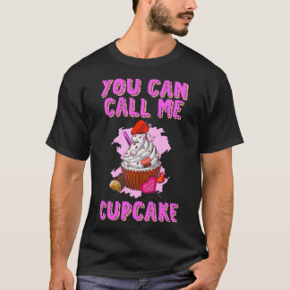 Camiseta Você Pode Me Chamar De Cupcake Chef Batedor De Far