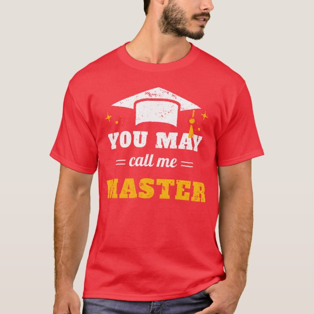 Camiseta Você Pode Me Chamar de Mestre II engraçado (Frente)