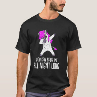 Camiseta Você Pode Me Esporar a Noite Toda Cavalgando