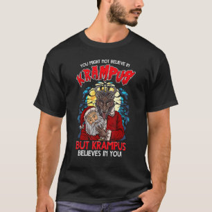 Camiseta Você Pode Não Acreditar Em Krampus Mas Krampus Acr
