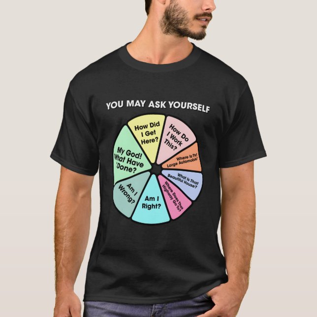 Camiseta Você Pode Se Perguntar Pop Música Pie Ch (Frente)