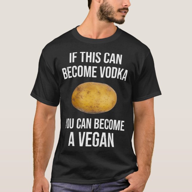 Camiseta Você Pode Se Tornar Uma Declaração Vegan (Frente)