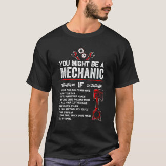 Camiseta Você Pode Ser Mecânico Se O Mecânico Engraçado Dar