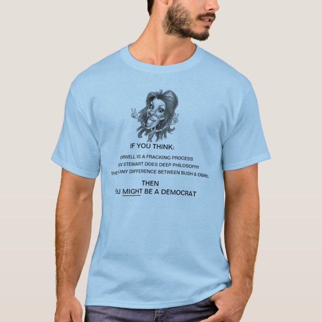 Camiseta Você PÔDE ser uma Democrata (Frente)