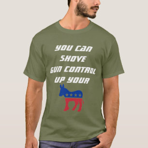 CAMISETA VOCÊ PODE T-SHIRT DO CONTROLO DE ARMAS DO EMPURRÃO