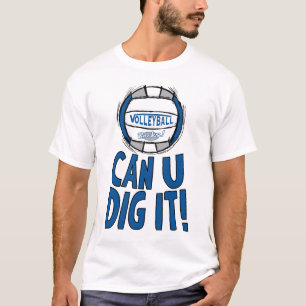Camiseta Você Pode Ti-Lo De Voleibol Azul