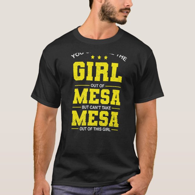Camiseta Você Pode Tirar A Garota Da Mesa Arizona (Frente)