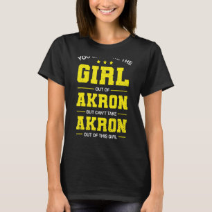 Camiseta Você Pode Tirar A Rapariga De Akron Ohio Namorada