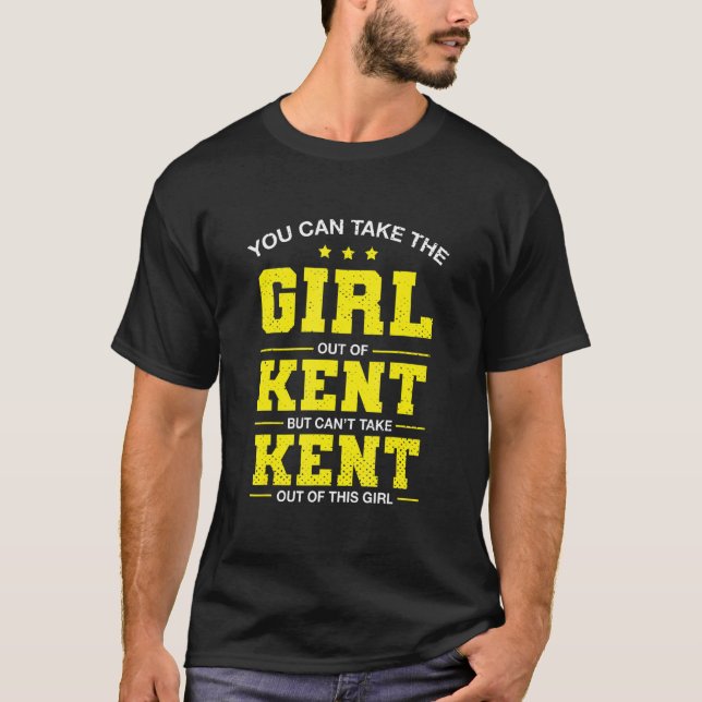 Camiseta Você Pode Tirar A Rapariga De Kent Washington Girl (Frente)