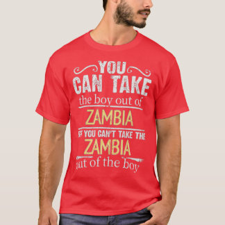 Camiseta Você Pode Tirar O Garoto Da Zâmbia Mas Não Pode
