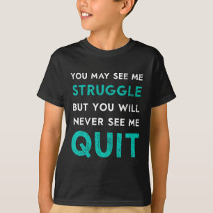 Camiseta Você Pode Ver Luta Nunca Me Ver Deixar Engraçado G